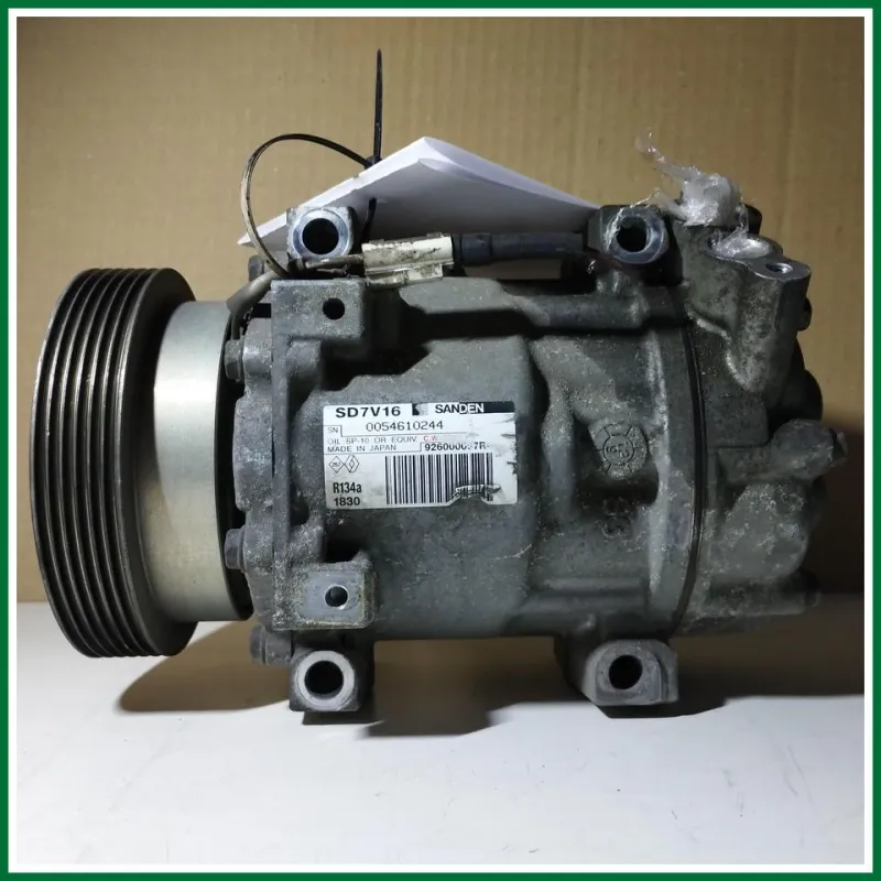 COMPRESSORE SANDEN DACIA DUSTER 1°SERIE 2013 1.6 77 KW B/GPL COD MOTORE K4MH6