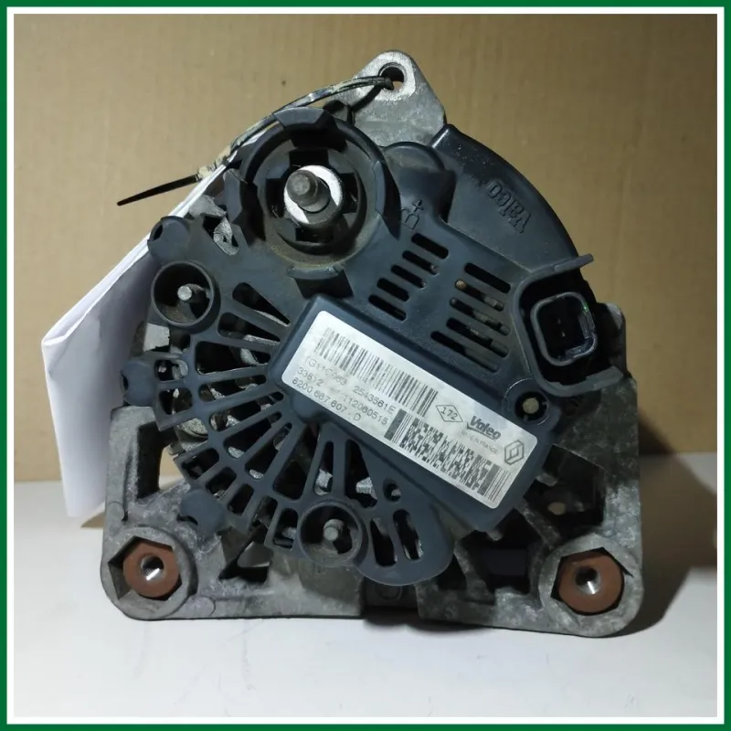 ALTERNATORE VALEO DACIA DUSTER 1°SERIE 1.6 77 KW B/GPL COD. MOTORE K4MH6