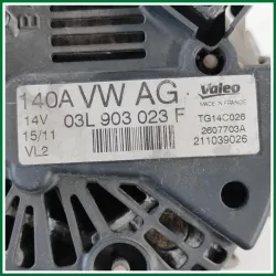 alternatore valeo skoda octavia 1.6 77kw