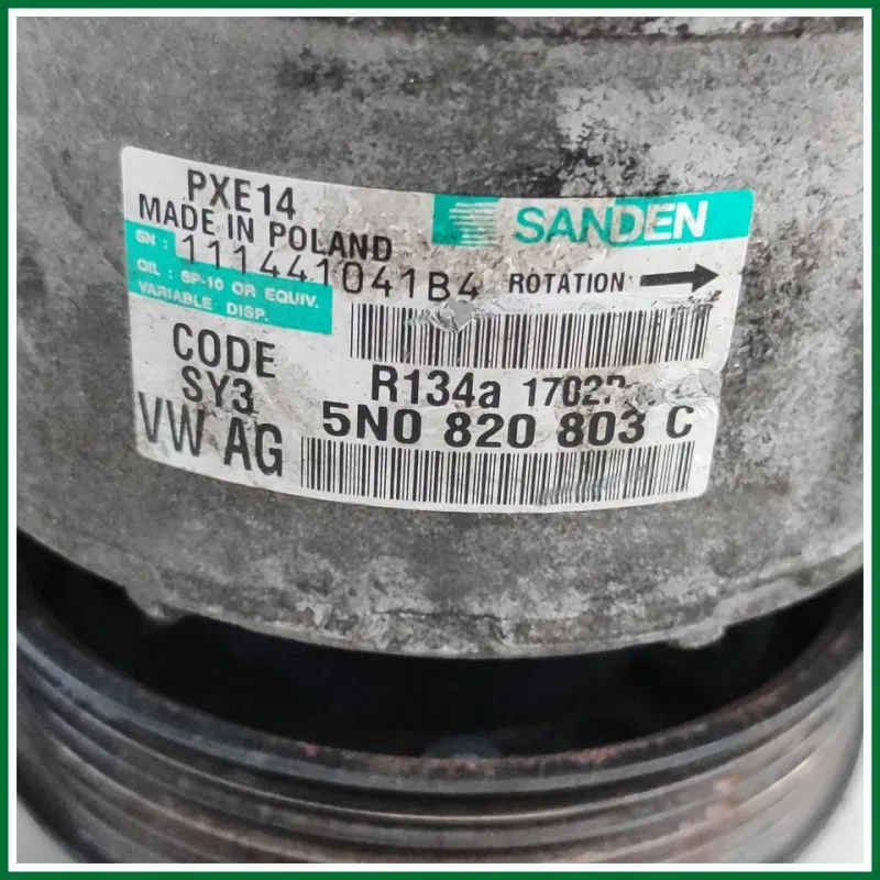 compressore a/c sanden skoda octavia