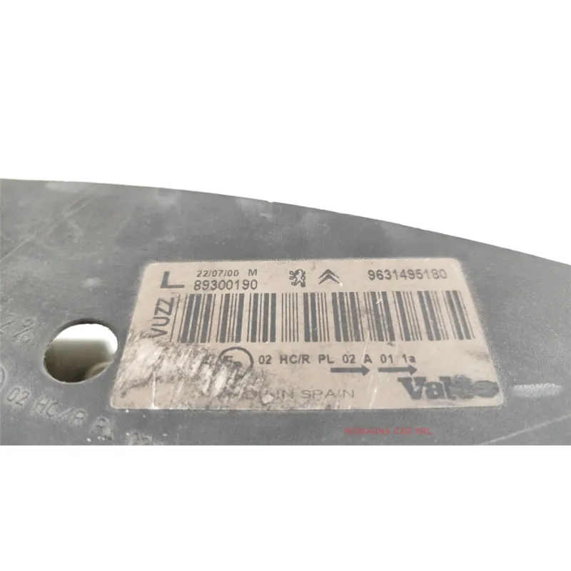 PROIETTORE SX. CITROEN XSARA PICASSO (12/99-01/10) 1.6 16V BI ENERGY MNV 5P/B-G/1587CC