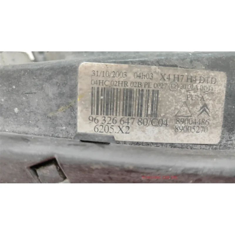 PROIETTORE DX. CITROEN C5 (03/0109/04) 1.8 16V BER. 5P/B/1749CC