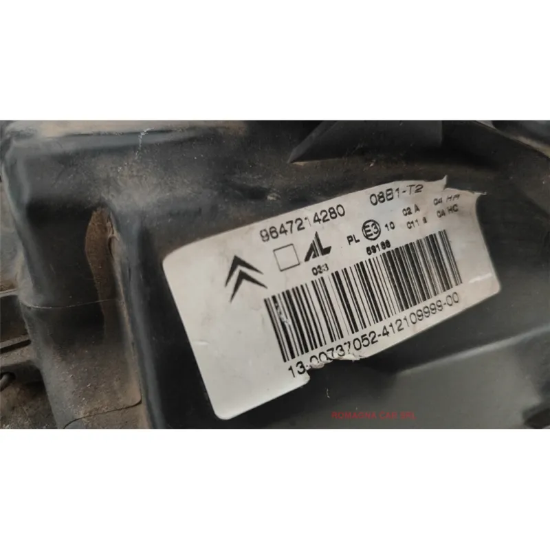 PROIETTORE SX. CITROEN C3 2A SERIE (09/05-11/10) 1.1 BER. 5P/B/1124CC