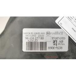 PROIETTORE C/FENDINEB. VALEO/AUTOM. SX. PEUGEOT 307 (04/01-12/06) 1.4 16V BER. 3P/B/1360CC