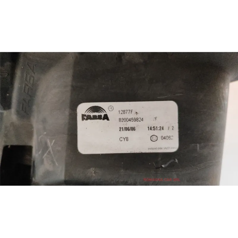 PROIETTORE SX. RENAULT CLIO 3A SERIE (05/09-) 1.2 (55KW) VAN BER 3P/B/1149CC