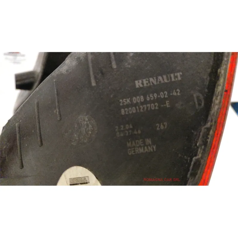 FANALE POST. DX. RENAULT SCENIC 2A SERIE (06/03-08/09) 1.4 16V MNV 5P/B/1390CC