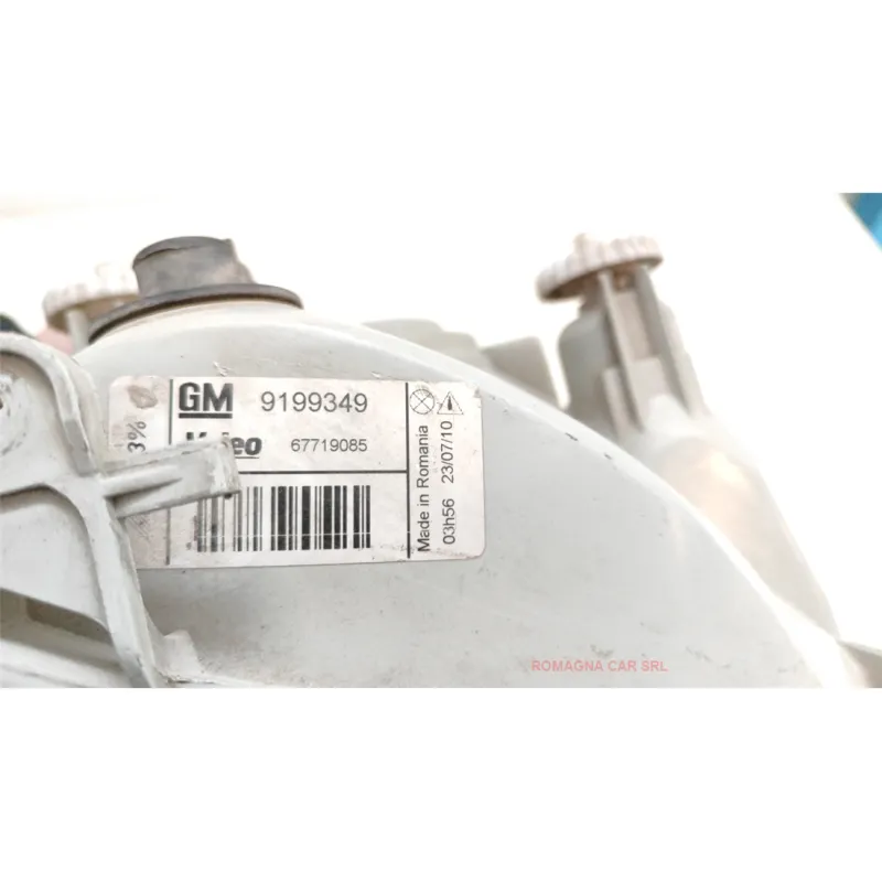 PROIETTORE C/INTERNO NERO DX. OPEL AGILA (H00) (04/00-09/04) 1.0 12V MNV 5P/B/973CC