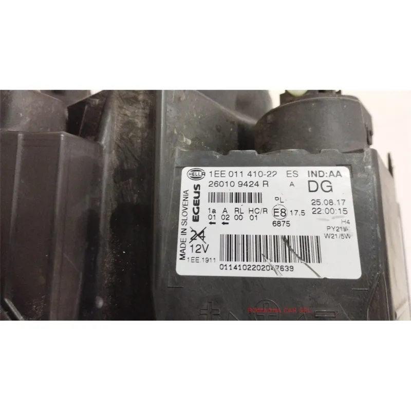 PROIETTORE DX. OPEL VIVARO (X82) (07/14-12/19) 27 1.6 BITURBO (107KW) S&S ECOFLEX PC-TN