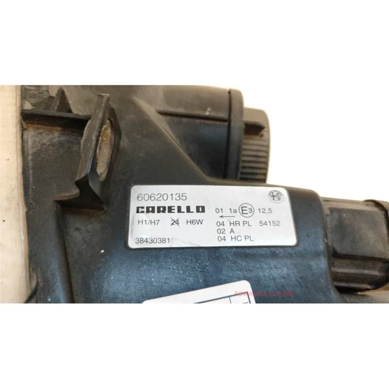 PROIETTORE REGOLATORE ALTEZZA SX. ALFA ROMEO 156 1A SERIE (10/97-03/00) 1.6 16V TWIN SPARK BER. 4P/B/1598CC