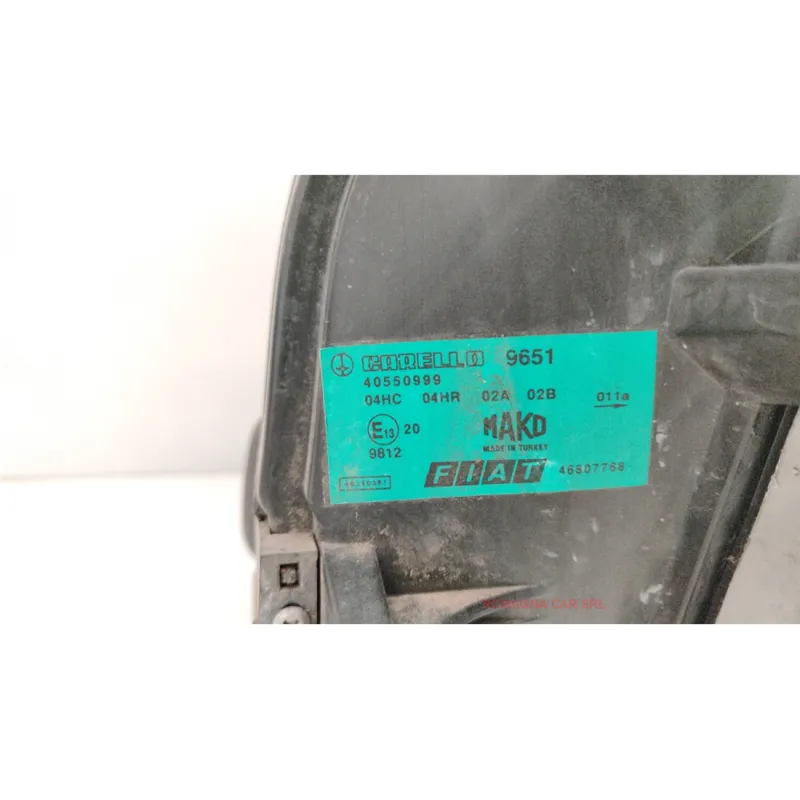 PROIETTORE SX. FIAT DOBLO (1W) (10/00-12/03) 1.2I MNV 5P/B/1242CC