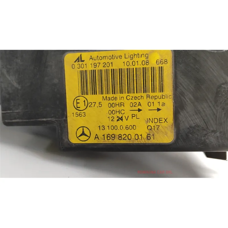 PROIETTORE SX. MERCEDES-BENZ CLASSE A (W/C169) (07/04-04/13 150/160 BER. 5P/B/1497CC