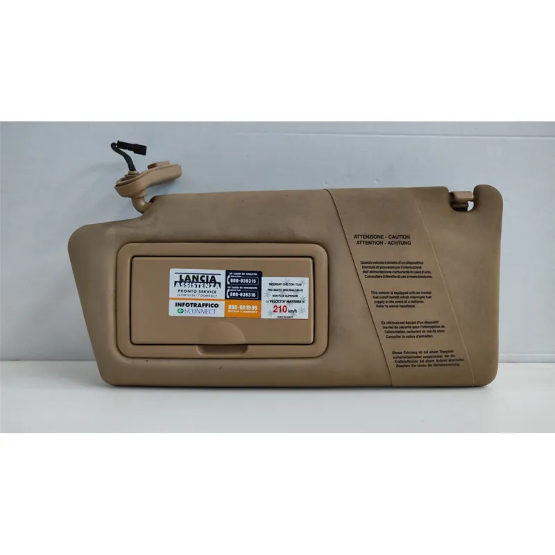 SUPPORTO ALETTA PARASOLE PARABREZZA SX. LANCIA THESIS (SJ) (06/02-04/08) 2.4 JTD EMBLEMA BER. 4P/D/2387CC