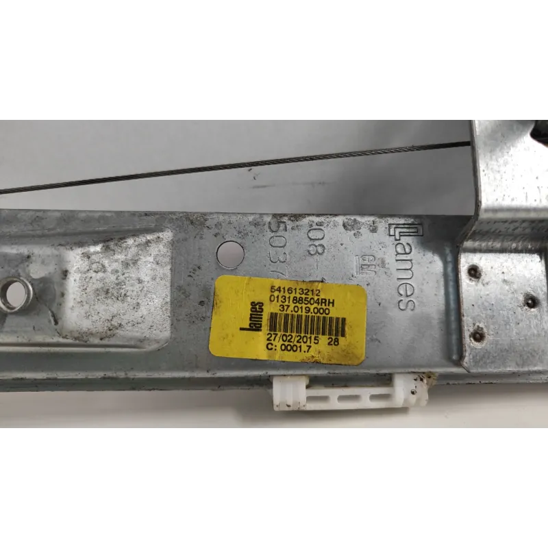 ALZACRISTALLO PORTA POST. DX. OPEL CORSA (X15) (12/14-12/19) 1.3 CDTI S&S (55KW) BER 5P/D/1248CC