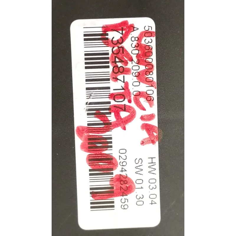 BLOCCO COMANDO CLIMATIZZAZIONE LANCIA DELTA (TH) (06/08-03/11) 1.6 MJT DPF PLATINO BER. 5P/D/1598CC