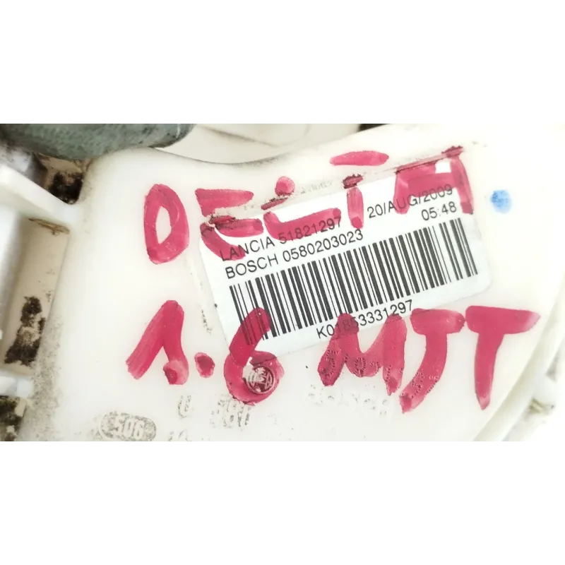 POMPA CARBURANTE C/TRASDUTTORE (GALLEGGI LANCIA DELTA (TH) (06/08-03/11) 1.6 MJT DPF ARGENTO BER. 5P/D/1598CC