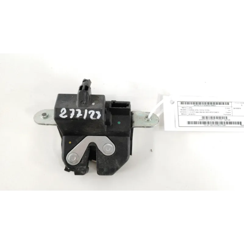 SERRATURA PORTELLO POST. OPEL CORSA (X15) (12/14-12/19) 1.3 CDTI S&S (55KW) BER 5P/D/1248CC